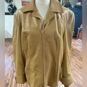 Vintage 70’s Italian leather jacket Morris Italia size medium